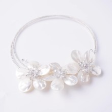 Boho Shell Charm Necklace Coconut Shell Initial Bead Jewelry