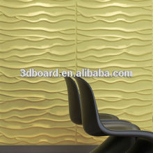Gold surplier 3d pvc waterproof bathroom wall covering panels interior wall paneling