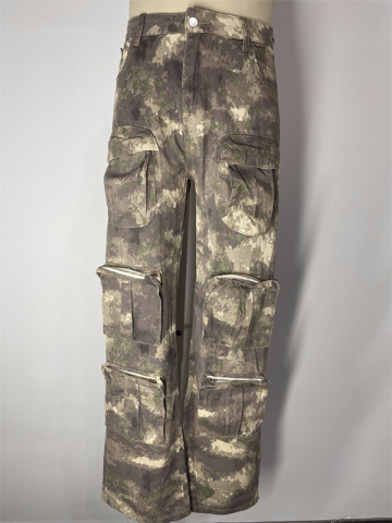 American Camouflage Multi Pocket Workwear Pants