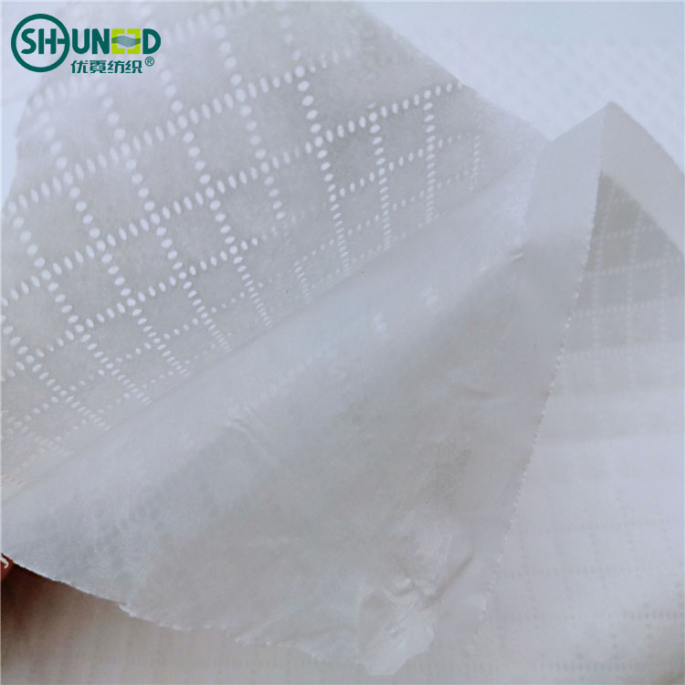 New Product Anti-Bacteira Embossed PP Spunbond Laminating Pet Film White Non Woven Fabric Rolls for Medial Bed Sheet