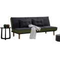 Houten Futon Stof 2-Zits Lounge Slaapbank