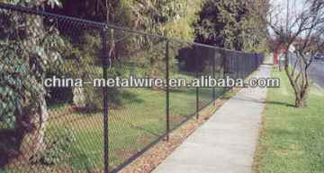 Boundary security chain link fence