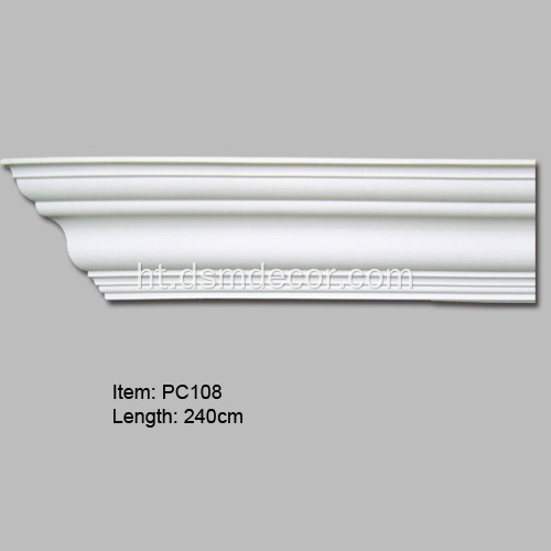 Popilè dekoratif Plain Crown Mouldings