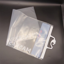 LDPE shopping bag with hanger hook