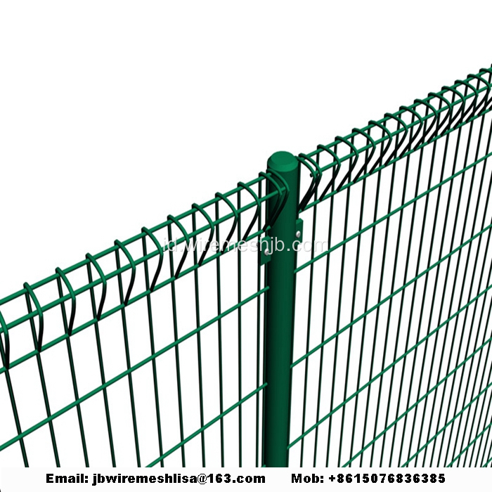 Welded Wire Mesh Panel Pagar Rolltop