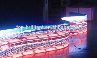 HD LED video display screen curved led video wall on sale