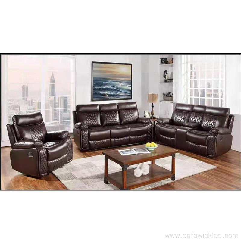 Living Room Sofas Classical European Style Reclining Sofa