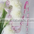 Best verkopende 38 mm en 18 mm kristal kralen ketting Garland