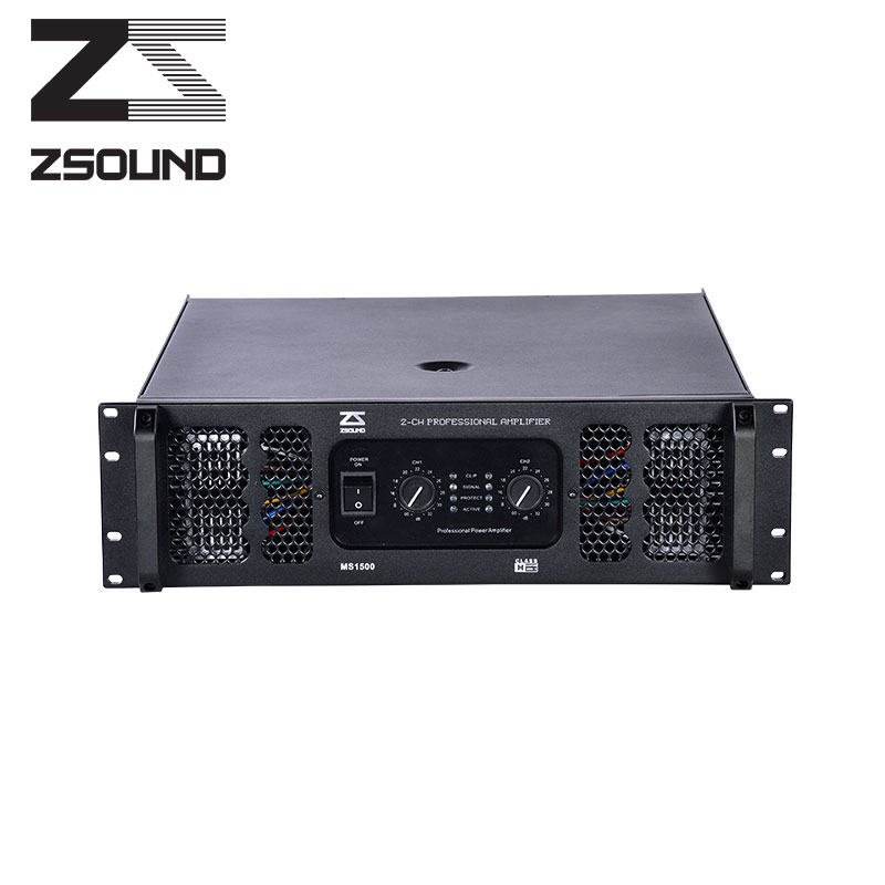 ZSOUND MS series 1500w professional high power audio sound amplifier system