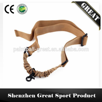 Paintball Accessories Khaki Tactical 1 One Single Point Adjustable Bungee Rifle Gun Sling System Strap