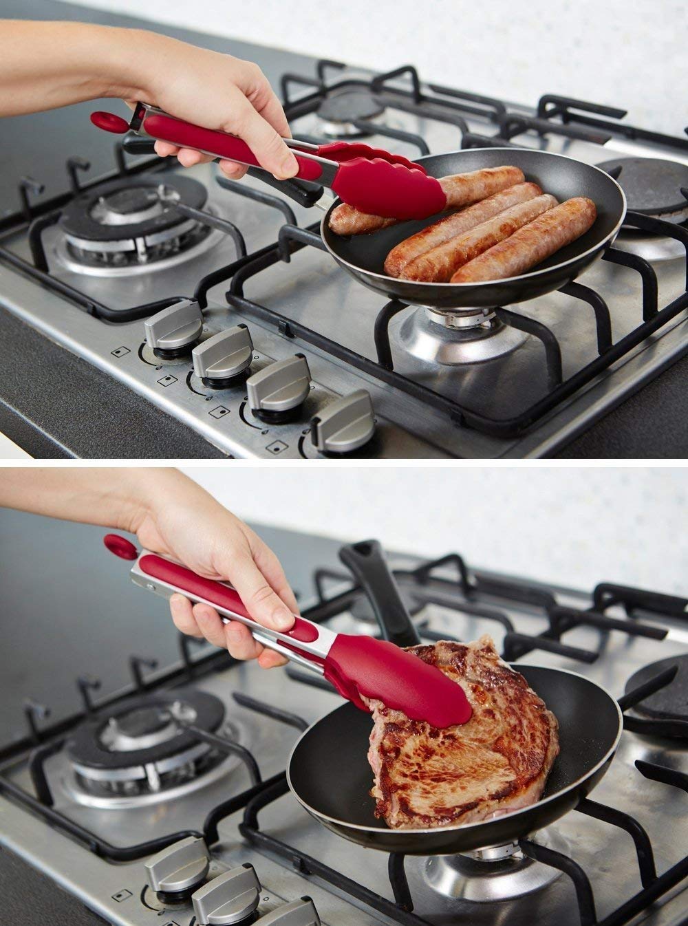 tongs in kitchen