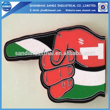 custom promotion foam sponge hand