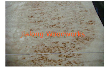 Sliced Cut White Burl Wood Veneer Maple With N/a Grain