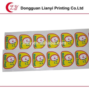 Waterproof paper sticker