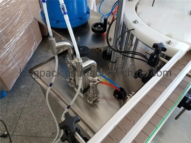 Automatic Rotary Filling and Capping Machine for Small Doses of Liquid and Paste