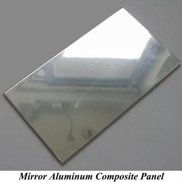 Finition du matériau composite en aluminium du miroir Acm