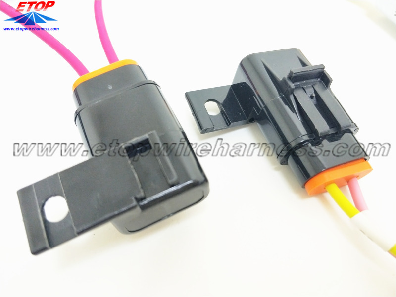 uunganisho wa wiring auto na mmiliki wa relay