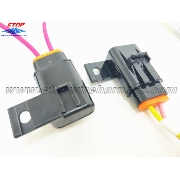 auto wiring harness dengan pemegang relay