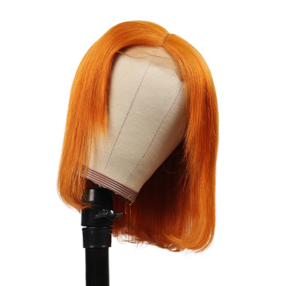 Short Curly Lace Wig Human Hair Bob Cut 13*4 4*4 Frontal Wigs With Baby Hair Virgin Brazilian Bob Curly Lace Front Wig