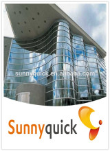 anodized aluminum curtain wall for construction