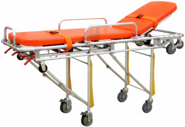 Medical emergency ambulance stretcher