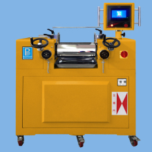 PLC control lab two roll mill