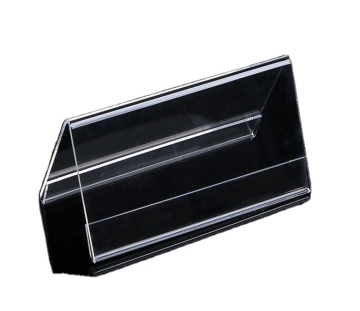 V-Shaped Acrylic Transparent Triangle Conference Card