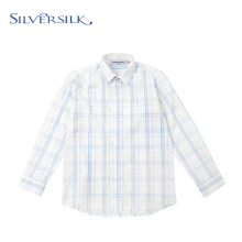 Long Sleeve Anti-shrink Broadcloth Plaid Boys Shirts