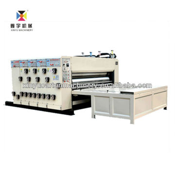 Flexo printing machine for cardboard carton