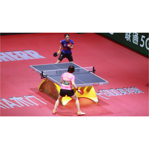 Professionele binnentafel tennissportvloer PVC Sportvloer ITTF goedgekeurd