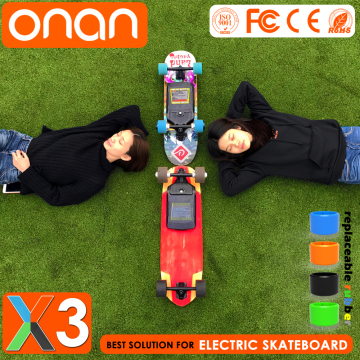 Battery Pack Removable and Replaceable Skate Board Deck