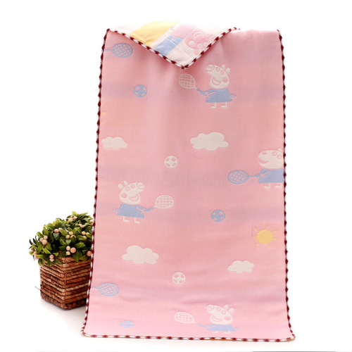 Serviette en gaze pour enfants avec six couches de coton