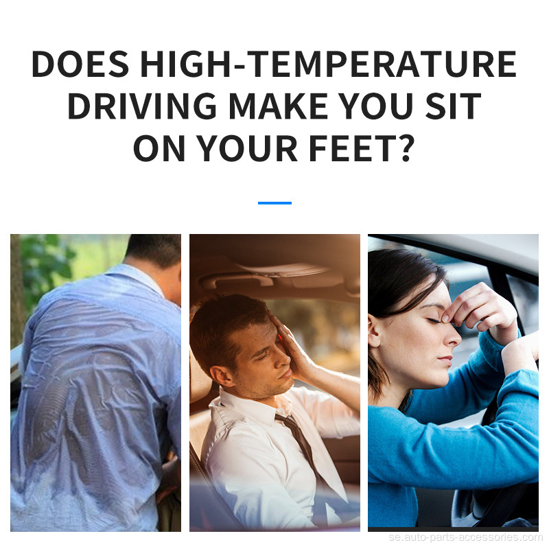 Sommar kall luftventilation kylning av bilstolskydd
