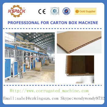 5 ply automatic corrugation board production plant