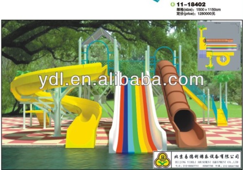 Water park slide water slide amusement park slide