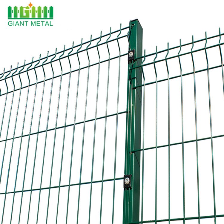 Decorative PVC Coated 3D Curved Wire Mesh Fence