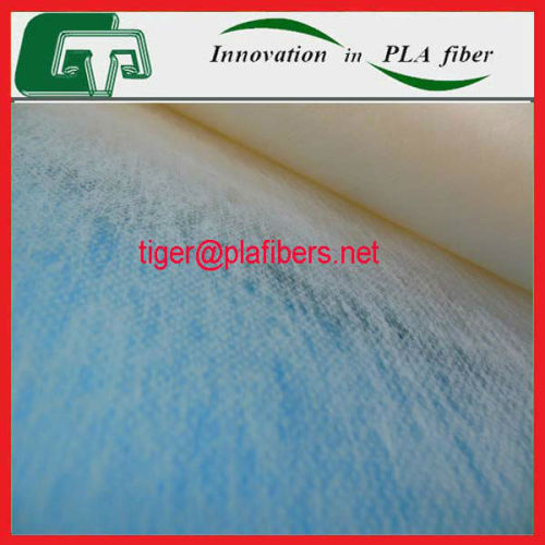 PLA bicomponent spunbond nonwoven