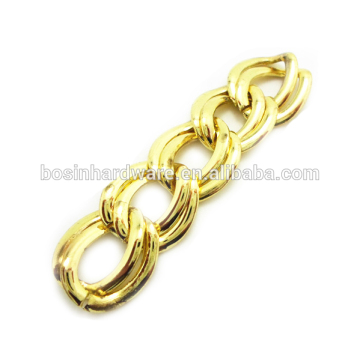 Fashion High Quality Metal Brass Double Curb Chain