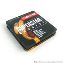 Hinged CD tins, holding 3 CD