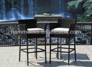 Outdoor Patio Resin Wicker Bar Stool