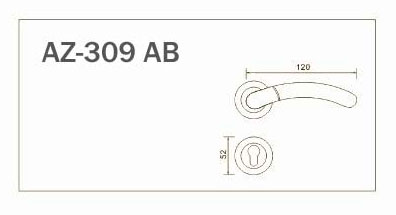 Az-309 Ab 도어 핸들, Bossgoo.com의 고품질 Az-309 Ab 도어 핸들
