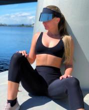 Children visor silver sun visor hat