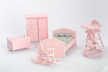 1/12 dollhouse miniature bedroom set