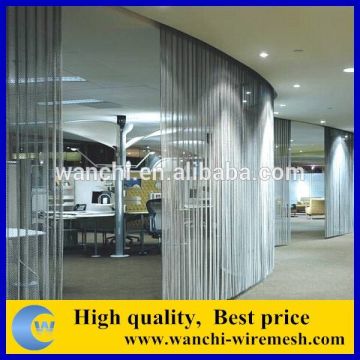 Cheap aluminum expanded metal mesh panels curtain for deco/metal fabric mesh curtain for room divider deco(factory)