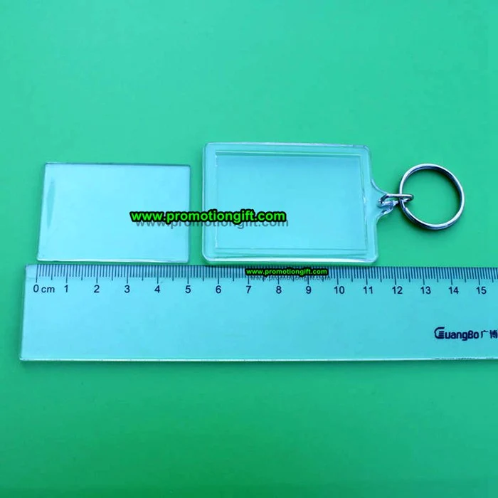 50-35mm Custom Plastic Keychain