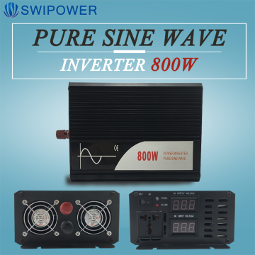 800W pure sine wave solar power inverter DC 12V 24V 48V to AC 110V 220V