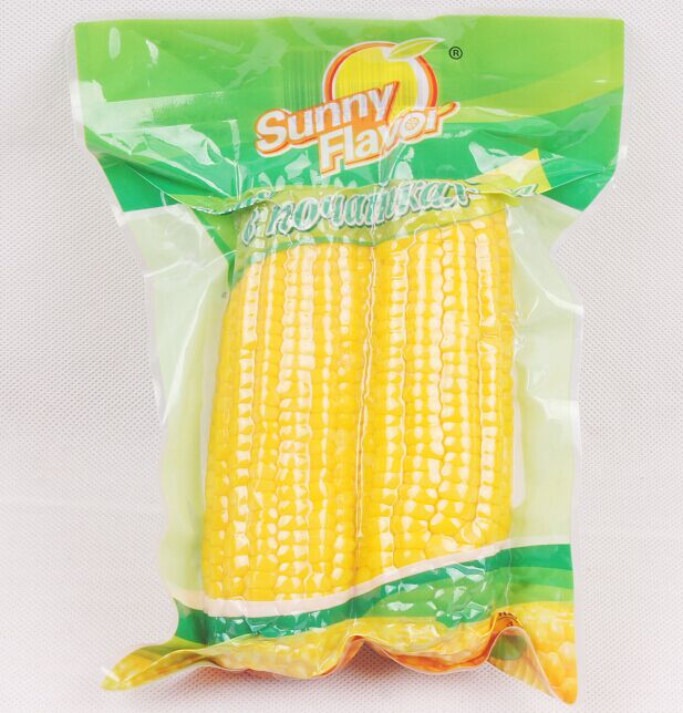 two corn packed on vacuumm