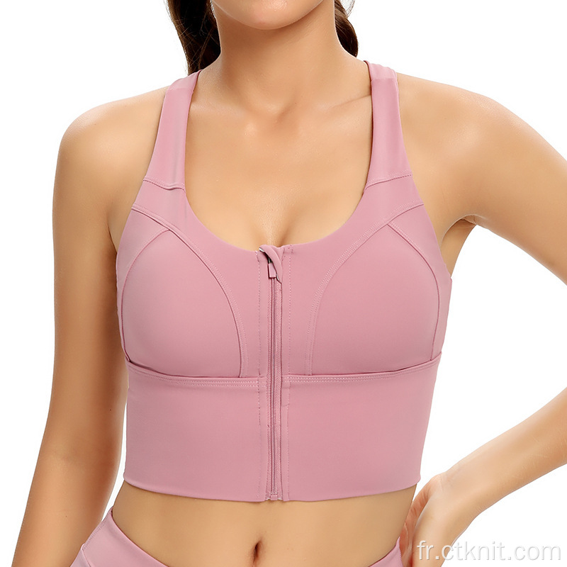 soutien-gorge de sport allongé de haute qualité