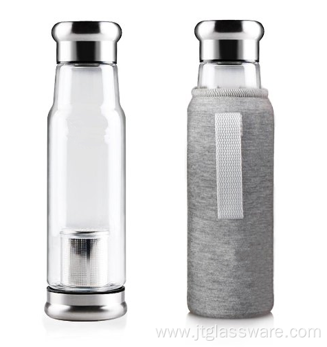Borosilicate Glass Handmade Water Bottle
