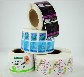 Custom printing Roll Waterproof Adhesive Stickers Labels